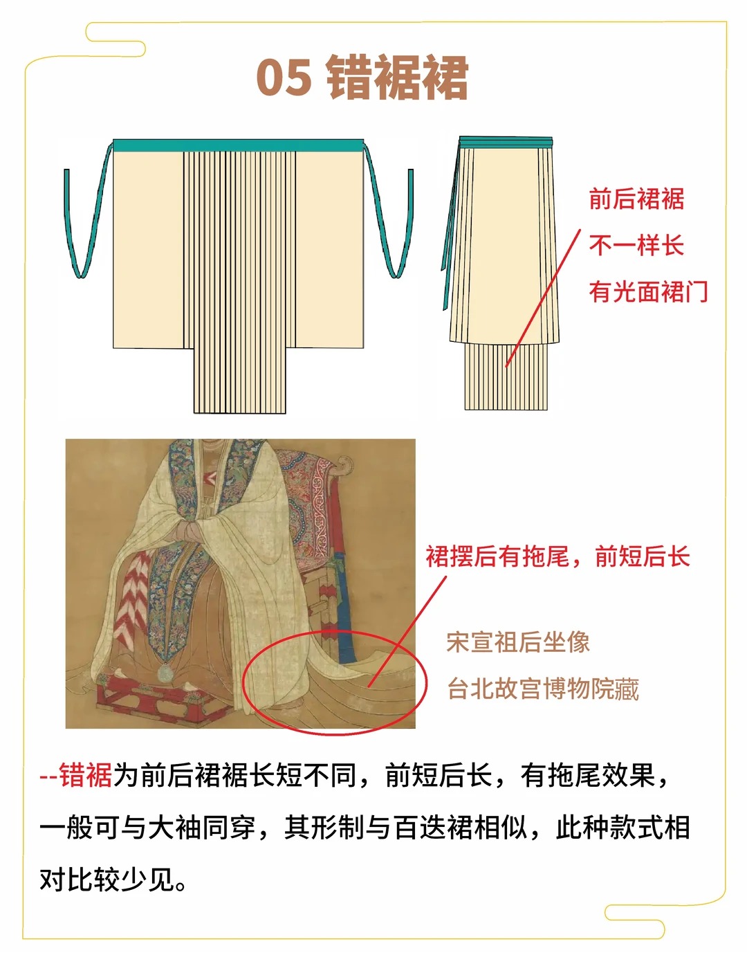 汉服单品知识系列(四)_ 百褶_迭裙_6_爱美研究所所长_来自小红书网页版